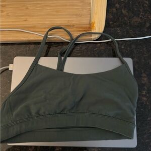 Lululemon Women's Dark Green Sports Bra
